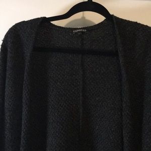 Express Tops - Charcoal knit express sweater Express Tops - Charcoal knit express sweater